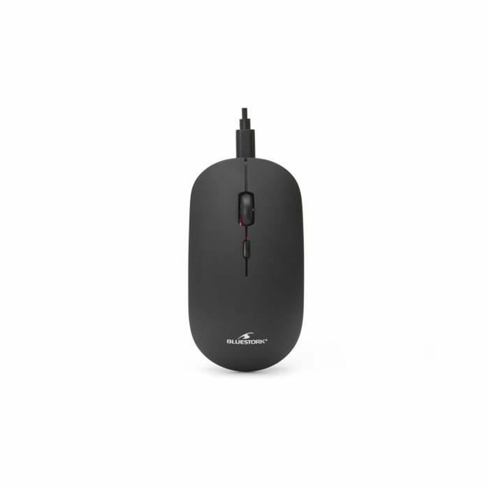 Bluestork OFFICE 100 Souris sans fil rechargeable Noir