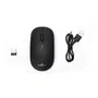 Bluestork Office 100 Souris sans fil rechargeable avec double connectivité 2.4G et Bluetooth, silencieuse, ergonomique pour PC et Mac - Noir