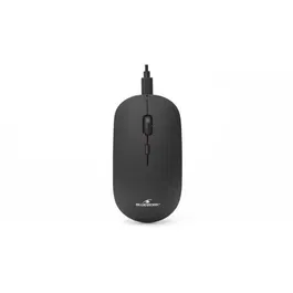 Bluestork Office 100 Souris sans fil rechargeable avec double connectivité 2.4G et Bluetooth, silencieuse, ergonomique pour PC et Mac - Noir