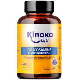 KINOKO LIFE Glucosamine Chondroïtine avec MSM 240 capsules
