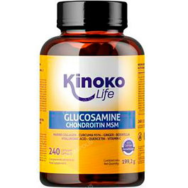 KINOKO LIFE Glucosamine Chondroïtine avec MSM 240 capsules