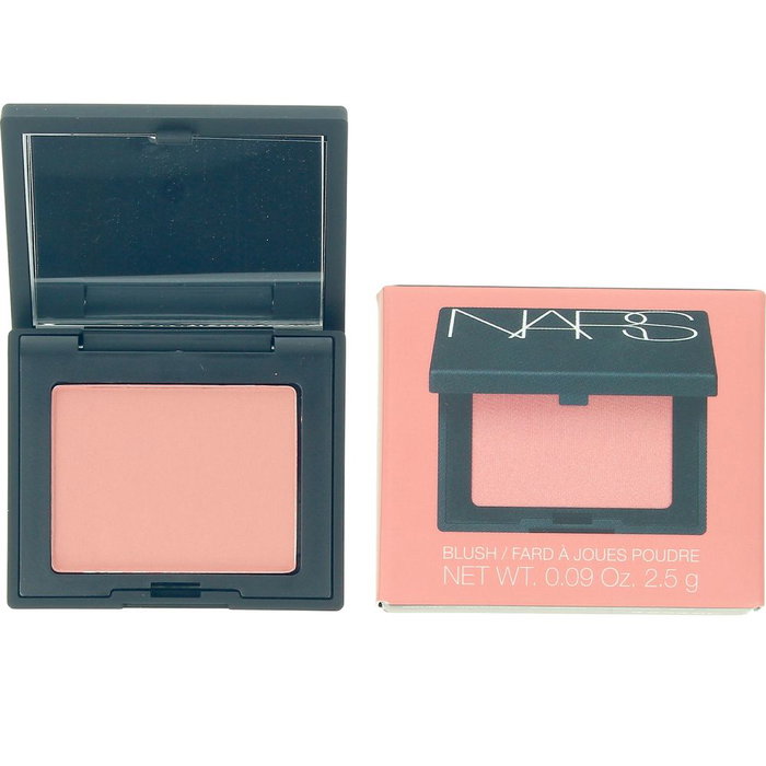 Nars Mini Blush #Orgasm Edge 2.5g - Blush Poudre Longue Tenue, Formule Végétalienne, Teinte Éclatante