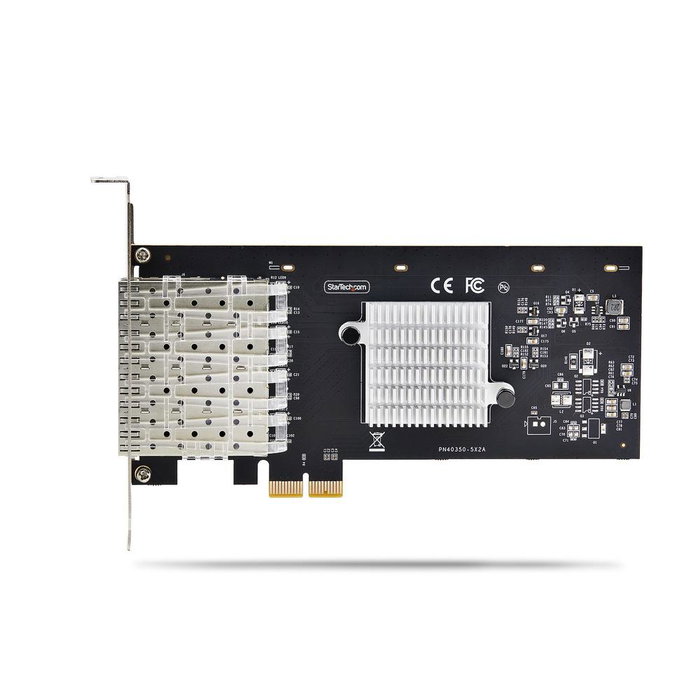 StarTech P041 gri Carte réseau 2 ports SFP Gigabit Ethernet PCIe 2.0 x1 Intel I350-AM2