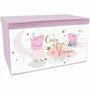 Fun House Peppa Pig Coffre à jouets Pliable Mauve
