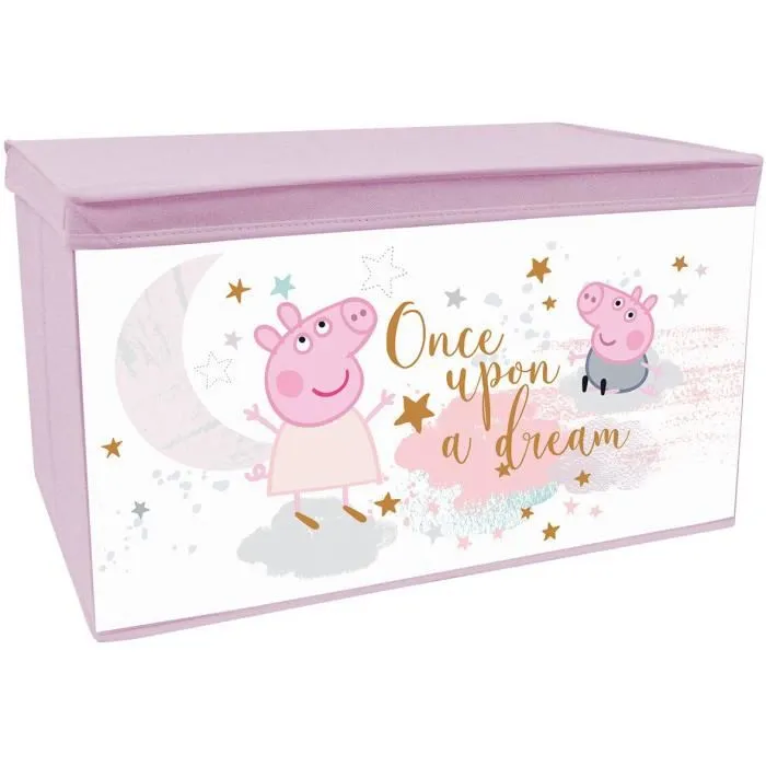 Fun House Coffre à Jouets Pliable Peppa Pig - Dimensions 55.5 x 34.5 x 34 cm - Pour Enfant - Apprentissage du Rangement Fun House Coffre à Jouets Pliable Peppa Pig - Dimensions 55.5 x 34.5 x 34 cm - Pour Enfant - Apprentissage du Rangement