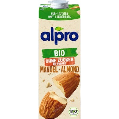 ALPRO BIO Boisson biologique à l'amande 0% sucres 1 L