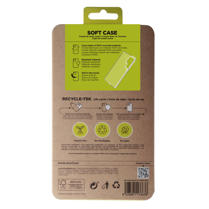 Protection pour téléphone portable Muvit for Change Galaxy S25 Ultra Galaxy S25 Ultra