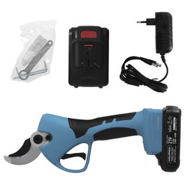 WOLFPACK LINEA PROFESIONAL Sécateur de taille à batterie 16,8V/2Ah avec 2 batteries et mallette