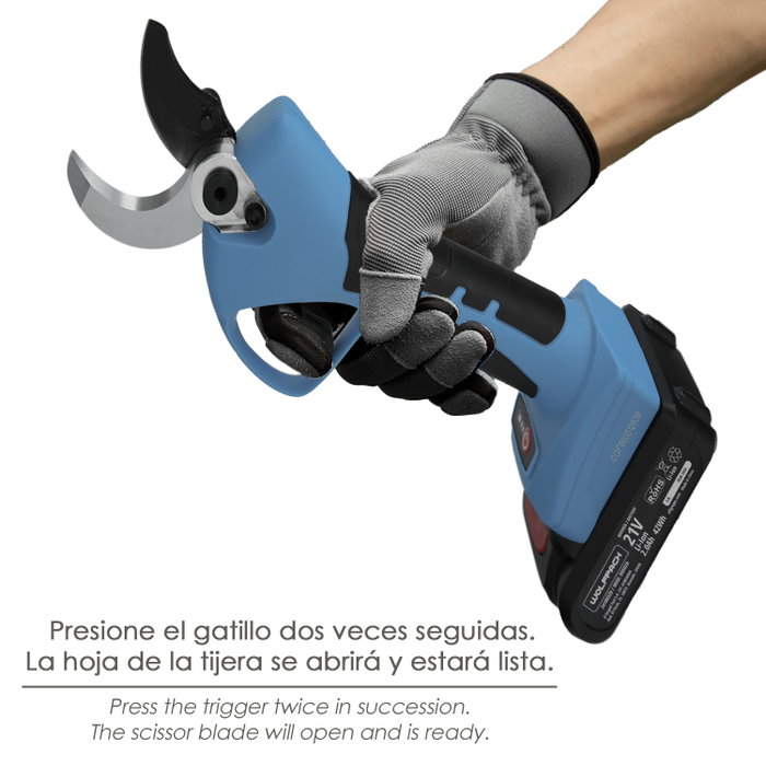WOLFPACK LINEA PROFESIONAL Sécateur de taille à batterie 16,8V/2Ah avec 2 batteries et mallette WOLFPACK LINEA PROFESIONAL Sécateur de taille à batterie 16,8V/2Ah avec 2 batteries et mallette