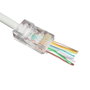 MicroConnect Connecteur RJ45 modulaire Cat6 UTP Easy, lot de 100 pièces