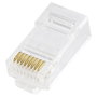 MicroConnect Connecteur RJ45 modulaire Cat6 UTP Easy, lot de 100 pièces