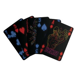 FaNaTtik Présentoir de 12 jeux de cartes à jouer Stranger Things
