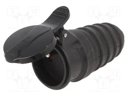 PAWBOL Connecteur d'alimentation AC femelle 16A noir
