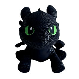 PLAY BY PLAY Peluche Desdentao Comme un dragon 25 cm, Dents longues