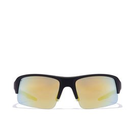 Hawkers Lunettes de soleil BAT Noir/Jaune Unisexe Nylon UV400 Diamètre Cristal 45mm Longueur Branche 123mm Pont 18mm