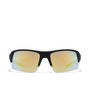 Hawkers Lunettes de soleil BAT Noir/Jaune Unisexe Nylon UV400 Diamètre Cristal 45mm Longueur Branche 123mm Pont 18mm