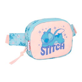 Sac banane Lilo & Stitch Ohana Bleu clair 14 x 11 x 4 cm
