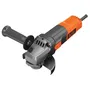 Black + Decker BEG220-QS Meuleuse d'angle filaire 900W 125mm, 12000 tr/min, pour ponçage, coupe et polissage