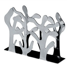 Alessi ESI03 Méditerranéo Serviette en Acier Inoxydable 18/10 - Collection par Emma Silvestris