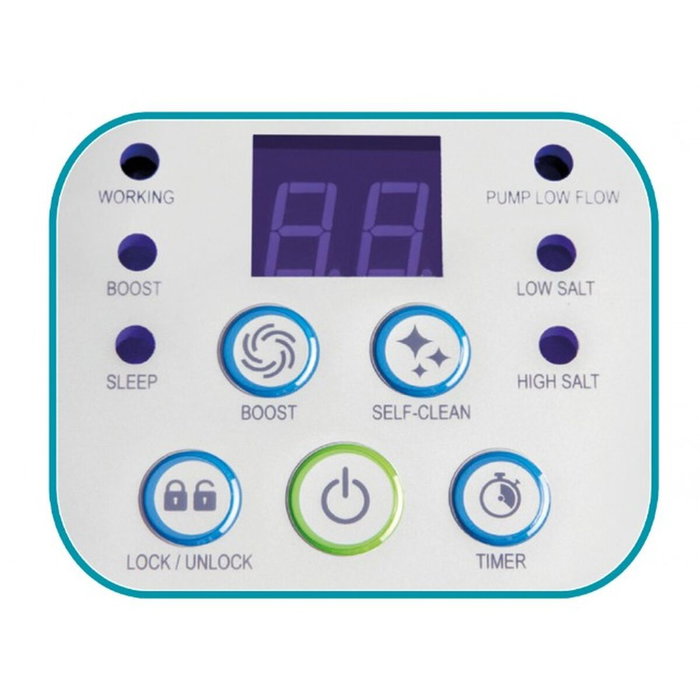 Intex Stérilisateur au sel QS400 pour piscine jusqu'à 17m³ Intex Stérilisateur au sel QS400 pour piscine jusqu'à 17m³