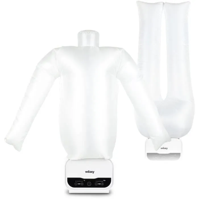 HKoeNIG Magic Pressing IRO330 - Mannequin de repassage 1200 W avec housse de pantalon - Blanc - Technologie Hot Air Tension - 5 niveaux de température