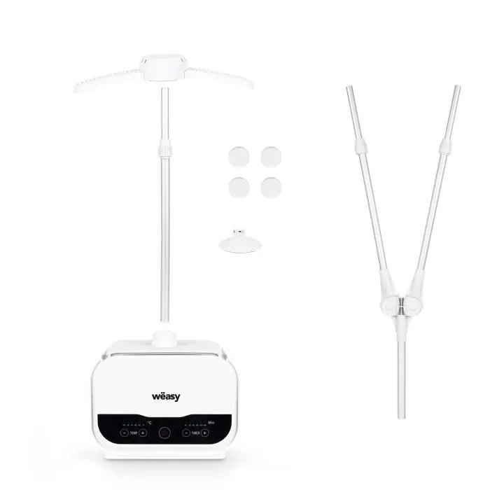 HKoeNIG Magic Pressing IRO330 - Mannequin de repassage 1200 W avec housse de pantalon - Blanc - Technologie Hot Air Tension - 5 niveaux de température