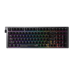 Asus ROG Strix Morph 96 Wireless : Clavier Gaming Mécanique 96%, Interrupteurs ROG NX V2, RGB, Bluetooth, USB-C 1000 Hz, Noir