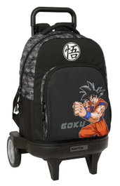 Safta Mochila grande à roulettes compacte évolution extension Dragon Ball - Sac à dos trolley 33 x 45 x 22 cm