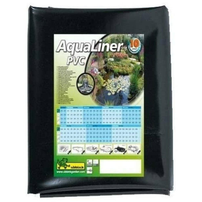 Ubbink Bâche pour bassin AquaLiner 4x4 m PVC 0,5 mm Noir