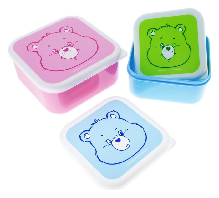 Thumbs Up Les Bisounours pack 3 boîtes à goûter
