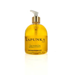 Kapunka Huile d'Argan 100% Jazmin 500 mL - Aromathérapie au Jasmin pour le Bien-Être, la Relaxation et un Sommeil Réparateur pour Toute la Famille