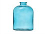 GIFTDECOR Frasco de cristal rond turquoise