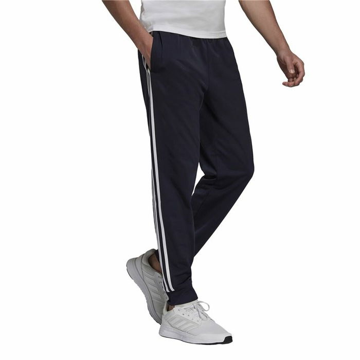 Pantalon de Survêtement pour Adultes Adidas 3S Jog Tp Tri Bleu foncé