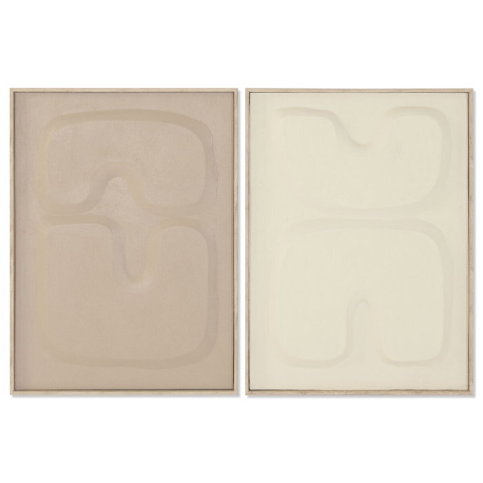 Home ESPRIT Toile Abstrait Scandinave Marron Beige 50 x 4,5 x 70 cm (2 Unités) Home ESPRIT Toile Abstrait Scandinave Marron Beige 50 x 4,5 x 70 cm (2 Unités)