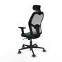 Piqueras y Crespo Chaise de Bureau avec Appui-tête Jorquera 2D036G2 Vert
