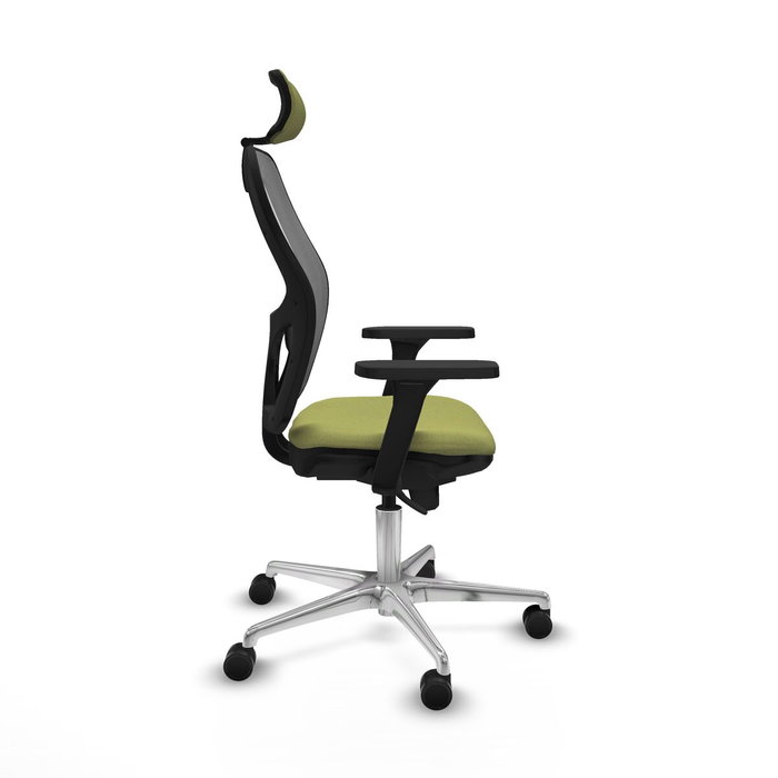 Piqueras y Crespo Chaise de Bureau Jorquera Vert Olive avec Appui-tête Piqueras y Crespo Chaise de Bureau Jorquera Vert Olive avec Appui-tête
