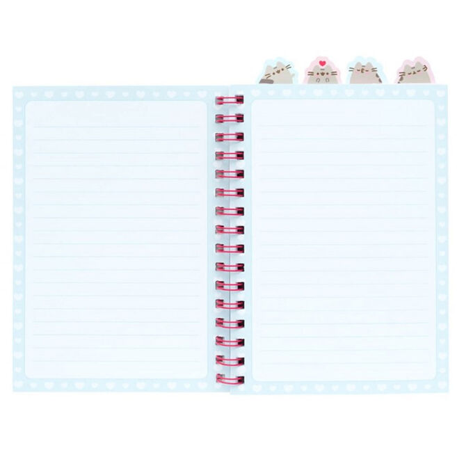 Pusheen Carnet A5 Purrfect Love à Couverture Souple avec Papier Ligné et 4 Intercalaires - ERIK