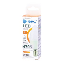 Ampoule LED vela 5W E14 3000K