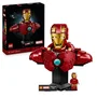 LEGO Marvel Buste Iron Man MK4 76327 - Set de Construction Adulte, 436 Pièces, Présentoir - Idée Cadeau Super-Héros