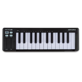 Arturia MicroLab Mk3 Black Contrôleur MIDI USB Compact avec Analog Lab Intro et Ableton Live Lite