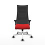 Piqueras y Crespo Chaise de Bureau Albacete XL Rouge et Noir