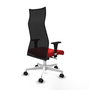 Piqueras y Crespo Chaise de Bureau Albacete XL Rouge et Noir