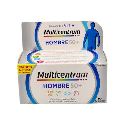 MULTICENTRUM HOMBRE SELECT 50+ 90 comp. MULTICENTRUM HOMBRE SELECT 50+ 90 comp.