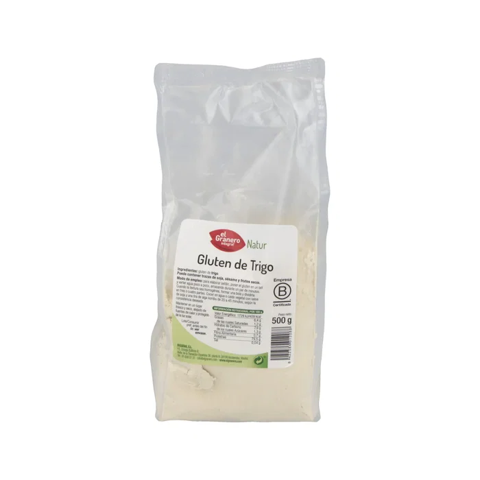 El Granero Farine de Gluten de Blé 500g - Idéal pour Seitan El Granero Farine de Gluten de Blé 500g - Idéal pour Seitan