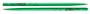 Zildjian Baquetas 5A Hickory Neon Vert - Lot de 2 baguettes batterie