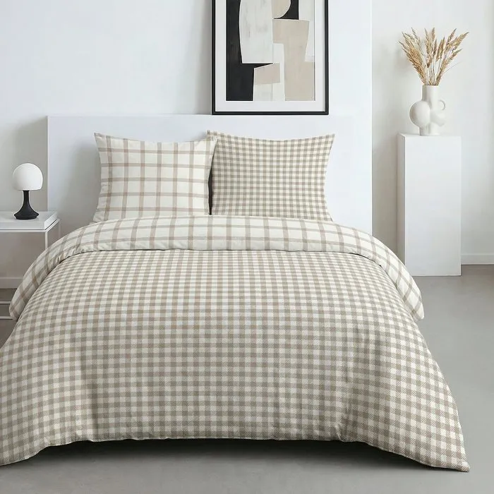 Today Parure de Lit Sunshine Imprimé Graphique Beige Clair 240 x 220 cm Today Parure de Lit Sunshine Imprimé Graphique Beige Clair 240 x 220 cm