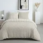Today Parure de Lit Sunshine Imprimé Graphique Beige Clair 240 x 220 cm