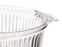 Leknes Cubitera Rayée Plastique Transparente 2L 16x17x21 cm (Set de 12)