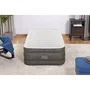 Bestway Matelas gonflable 2 places avec pompe électrique intégrée - Surface Snugable Top, matériau Fortech résistant, charge max 350 kg, 191 x 97 x 46 cm