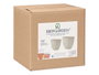Ibergarden Set de 2 Pots Carrés Beige 20 cm et 25 cm en Céramique (Set de 2)